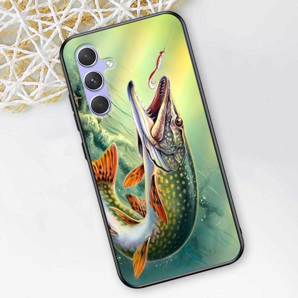 Trout Fish Fishing Case for Samsung Galaxy A51 A53 A54 A31 A52 A12 A13 A21s A22 A32 A11 A22 A33 A41 A52s A73 A14 TPU Phone Cover