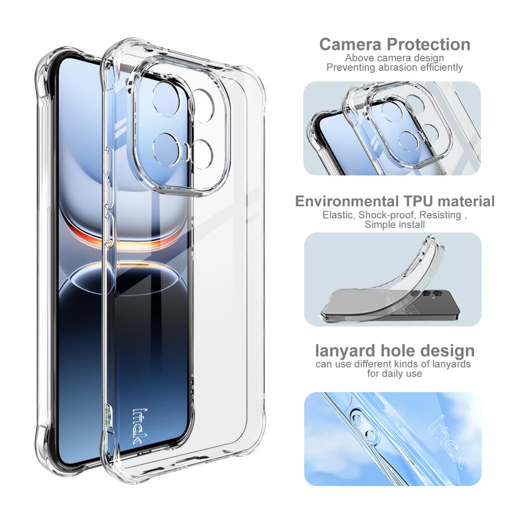 For iQOO 15 5G China Phone Case IMAK Shock-resistant Soft Case