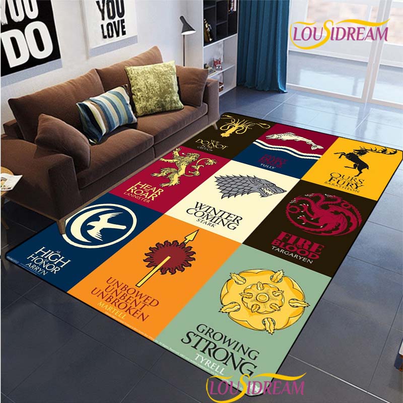 Dragon Of Game Carpet for Living Room Bedroom Rug Kitchen KidsDoor Unslip Floor Mat Birthday Gift Photography Props Alfombra Rug