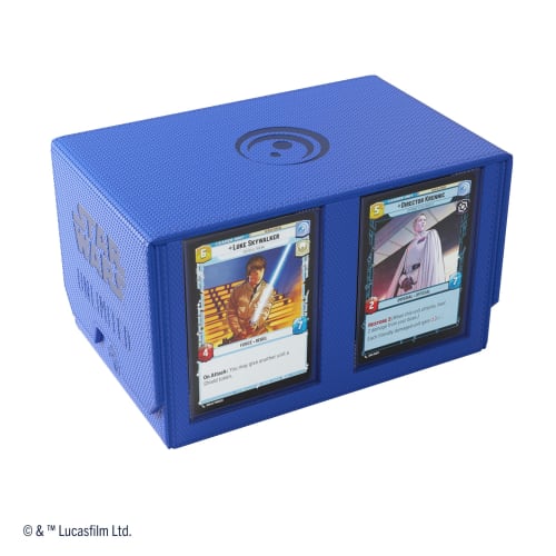 Gamegenic | Star Wars Unlimited Double Deck Pod - Blue | Trading Card Accessory
