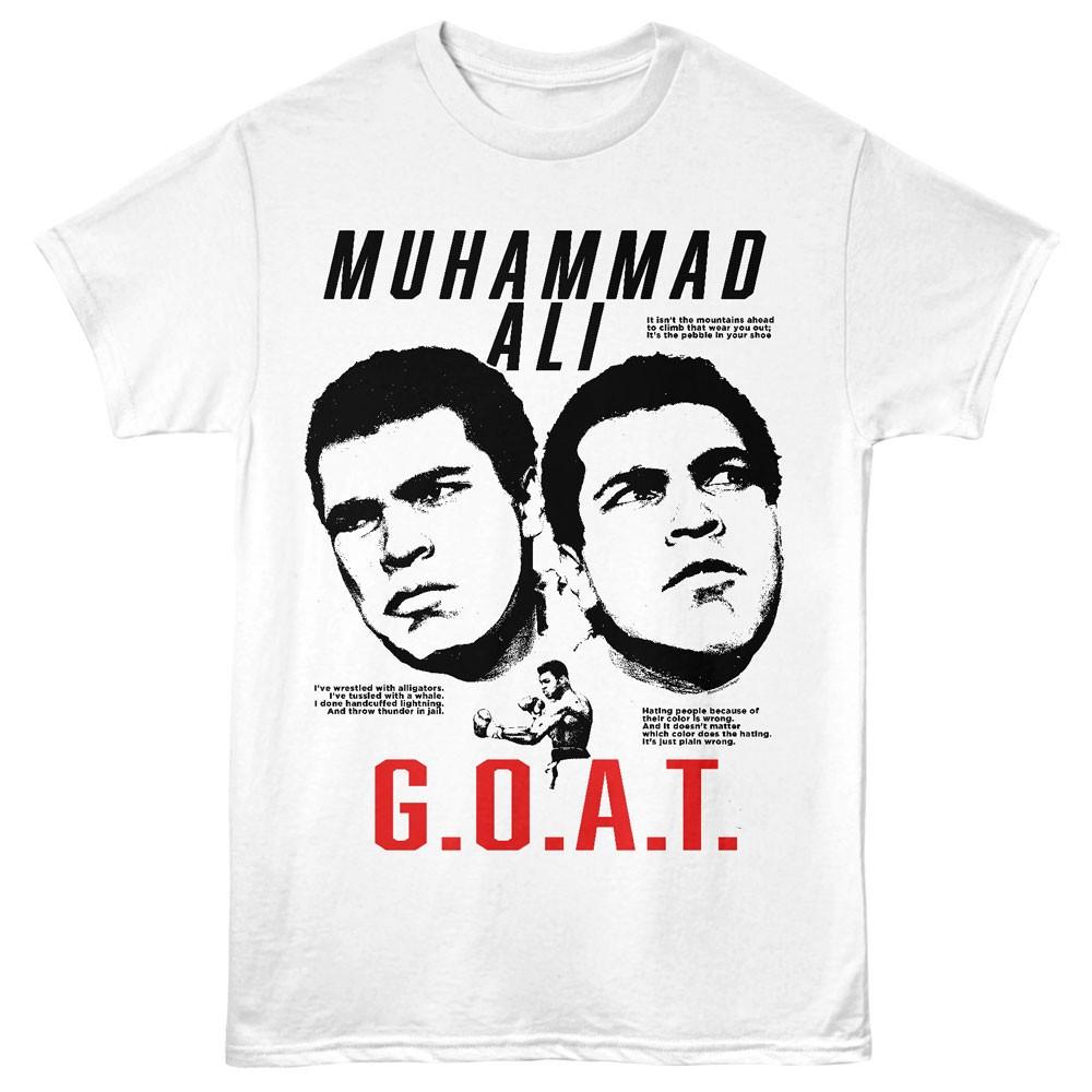 Muhammad Ali The G.O.A.T. Quotes Men s T Shirt Boxing Legend Unisex T-Shirt XXL