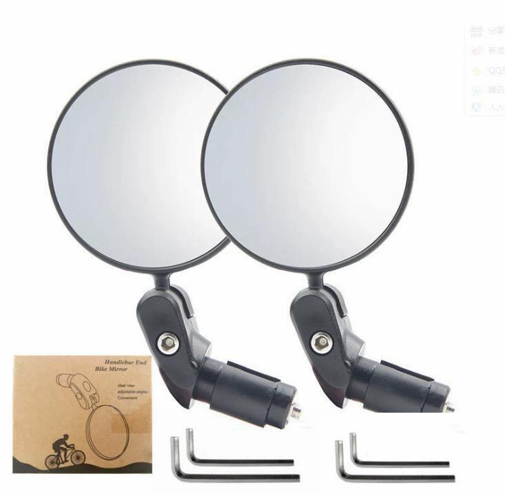Fahrrad-Rückspiegel 360° Dreheinstellung für Motorrad Elektrofahrrad Lenker Reflektierender Spiegel Zubehör
