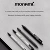 Black Color Gel Pen T 0.5mm 12pcs - Korean Monami