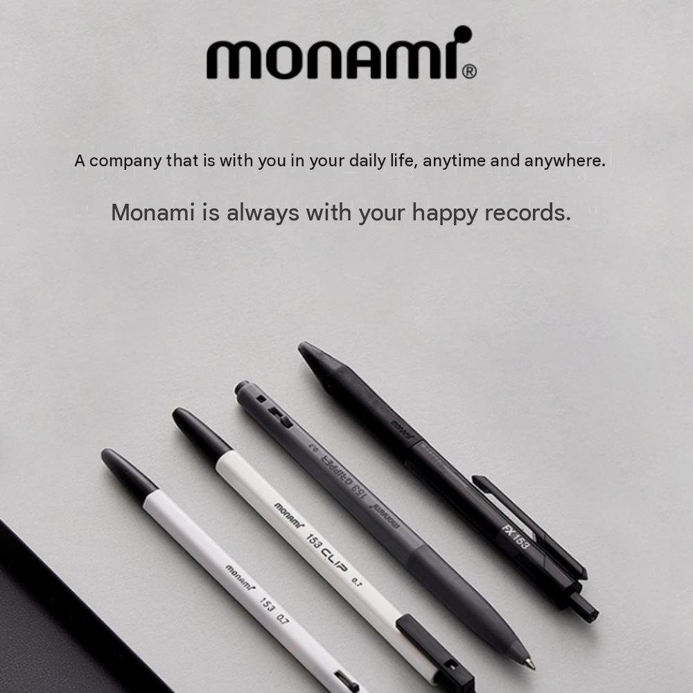 Black Color Gel Pen T 0.5mm 12pcs - Korean Monami