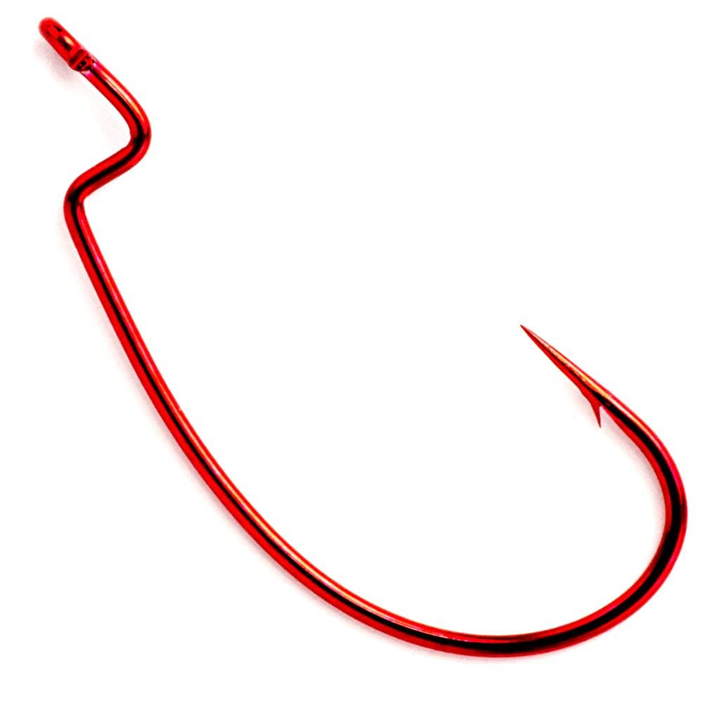 KATSUICHI DECOY Kilo Hook Worm 17R Anzol Vermelho #40 Anzol de Pesca