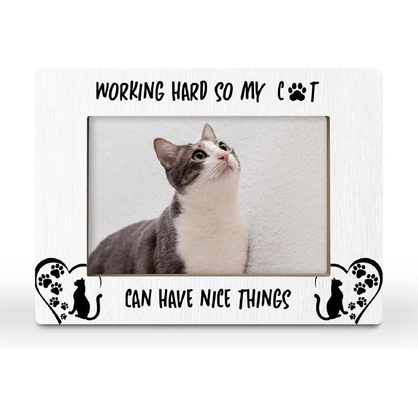 Funny Dog Gift Picture Frame, Gifts for Dog Lovers, Dogs Themed Gift, Puppy Pet Dogs Owner Stuff Gifts, Photo Frame 4x6 Horizontal Photo for Tabletop