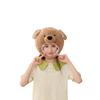 Brown Puppy Hood Hat, Photo Props, Cartoon Hood, Performance Props