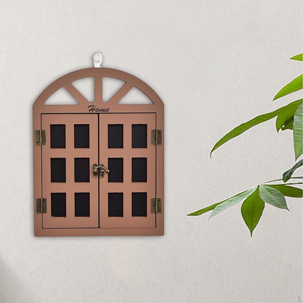 Chalk, Message Bulletin Mounted Rustic Fake Window Ornament Decoration