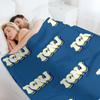 TCNJ Throw Blanket Hairys Multi-Purpose Plaid Personalized Gift Blankets
