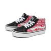 Vans Sk8 - Mid Reissue Comfortable Simple Mid-Top Kids Skate Shoes Kids Sneaker Black Red VN000BVPBRR