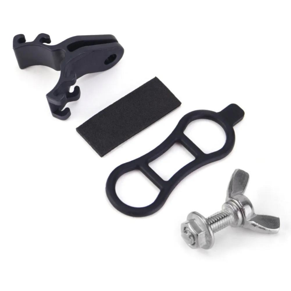 Bicycle Light TORCH Holder Flashlight Bracket Bicycle license plate bracket bicycle parts adjusteable for Gopro mount чёрный