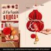 2026 Year of the Horse New Year Pendant Gourd Lantern Ornament for Festive Atmosphere