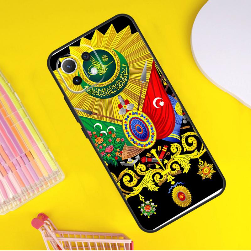 Coat of Arms of Ottoman Empire Cover For Xiaomi 14 Ultra 13 11T 12T 13T 14T Pro POCO X7 X6 Pro X3 X5 F3 F5 M6 F6 Pro Case