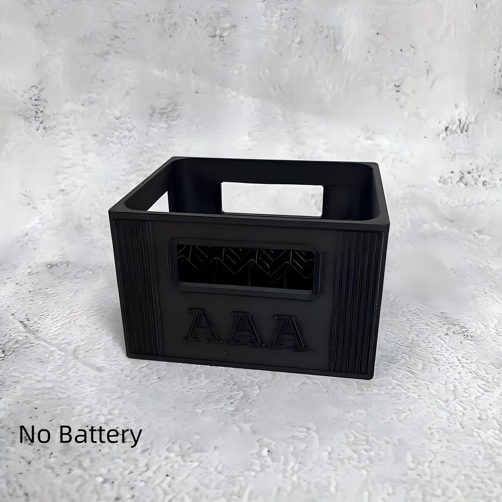 3D Printed AAA/AA Battery Storage Box - Large Capacity, 30/20 Compartments, Durable Plastic Organizer, for Home Decoration
