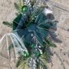 Christmas Wreath Hanging Garland Rattan Bow Front Door Staircase Garden Xmas