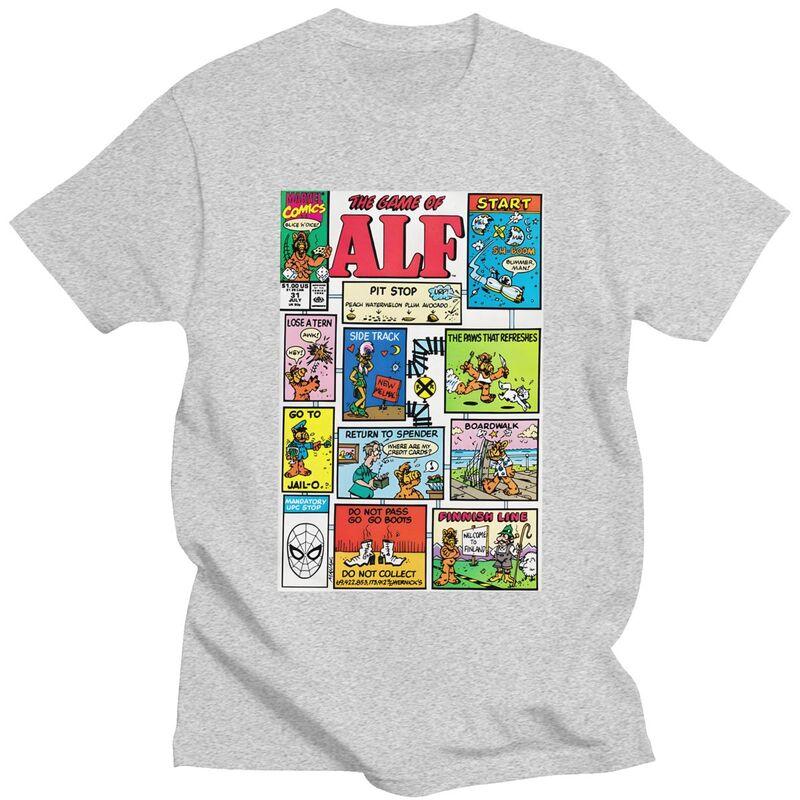 Custom Alien Life Form ALF T Shirt for Men Tshirt Tees Tshirt Loose Fit Clothing