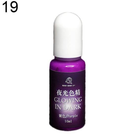 Yousheng 20 Colors Luminous Pigment Dye UV Resin Epoxy DIY Making Crafts Jewelry Supply