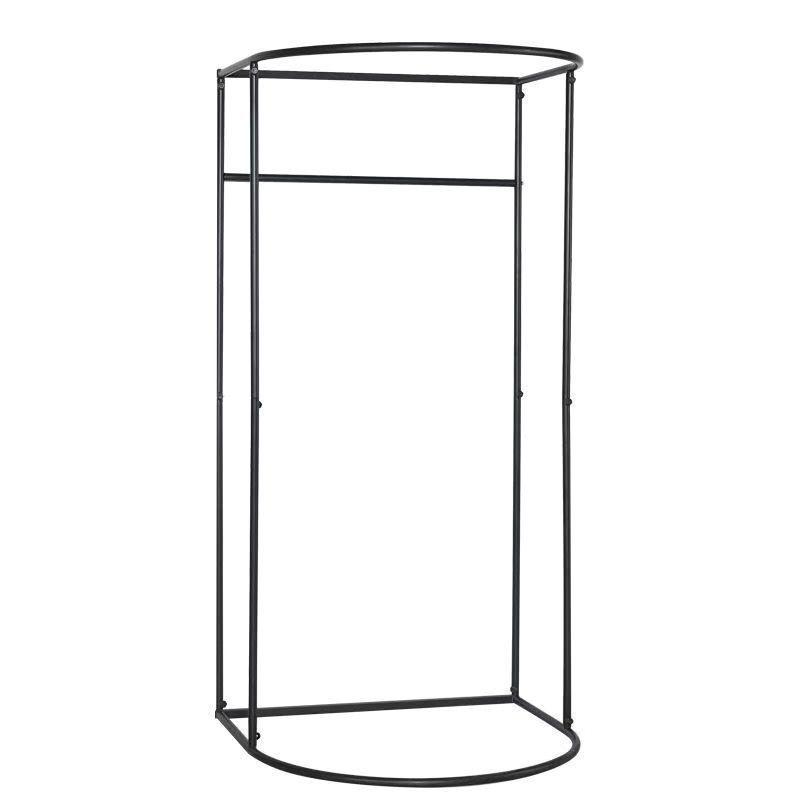 Переносная мобильная примерочная с занавеской и стойкой для демонстрации одежды для магазинов