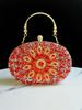 Pochette a Conchiglia con Strass Scintillanti e Catena per Eventi Serale