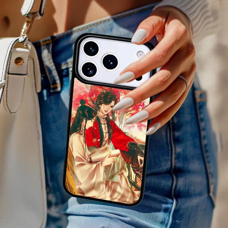 Anime Tian Guan Ci Fu Phone Case For iPhone 17 Air 14 15 13 12 Max Cover For Apple 14 15 16 16e 11 Pro Max Plus Coque