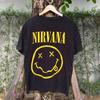 Vintage Nirvana T-Shirt Smiley Gesicht Shirt (Europa)