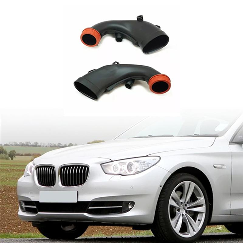 

2Pcs Engine Turbo Intake Hose For BMW 5 / 6 / 7 Series X5 X6 E70 E71 F02 F06 F07 F12 13717577452 13717577451