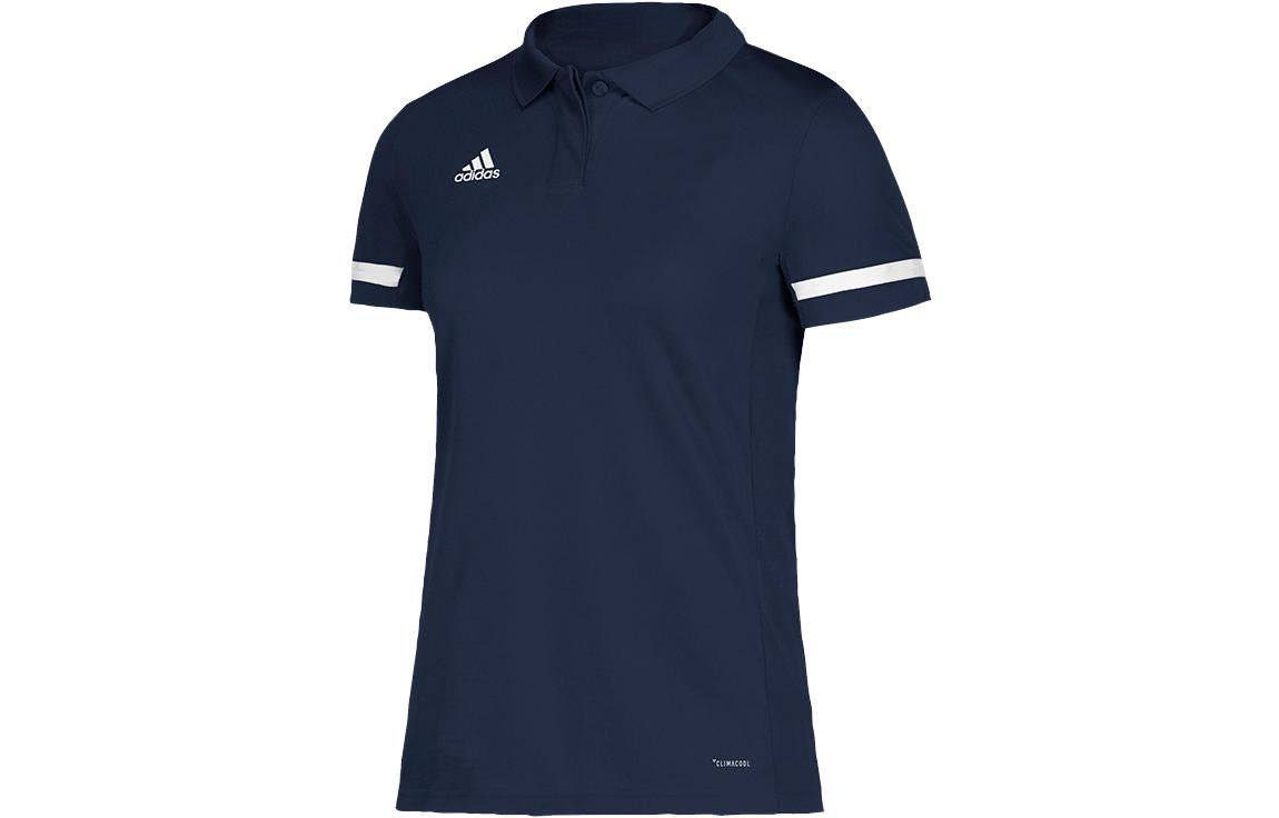 Adidas Polo Shirts Women s Blue Polo Collar Moderate Straight Fit DY8863 XXL