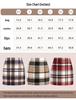 2025 Women's High-Waisted Plaid Bodycon Pencil Mini Skirt
