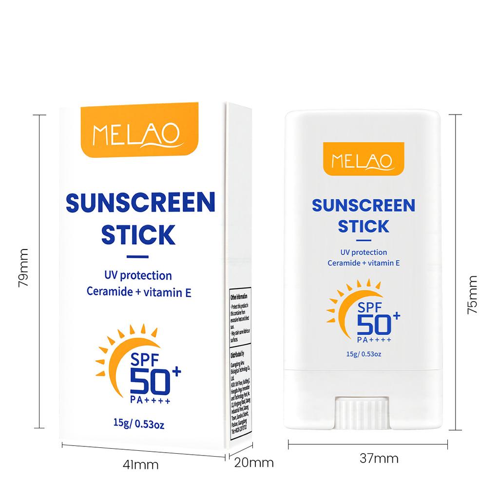 SPF50 Sunscreen Stick 15g Solid Sunscreen UV Protection Portable Outdoor Sunscreen Travel Size