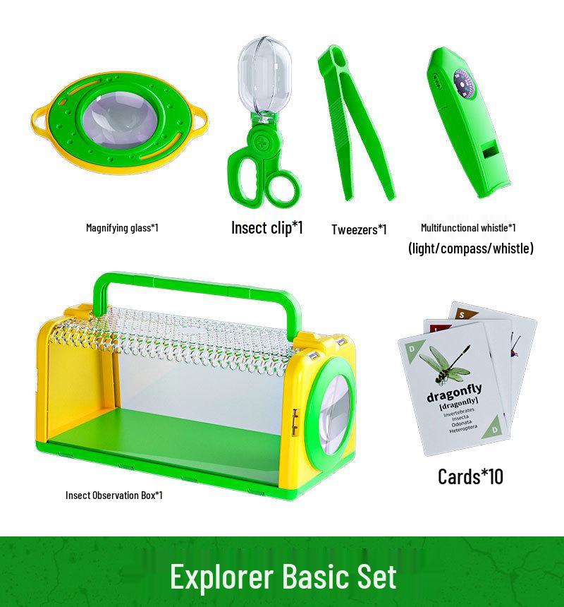 Kids Outdoor Adventure Bug Observation and Catching Set
