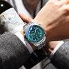Chenxi Men's Quartz Watch Luminous Chronograph Calendar Waterproof Stainless Steel Strap Business Casual Men Watches