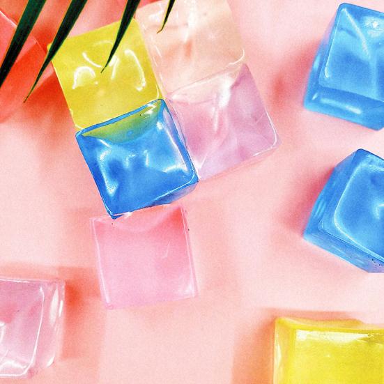 5Pcs Ice Cube Squeeze Toy Stretchy Transparent Cat Paw Sensory Toy Anxiety Relief Stress Ball Classroom Prizes Party Favors