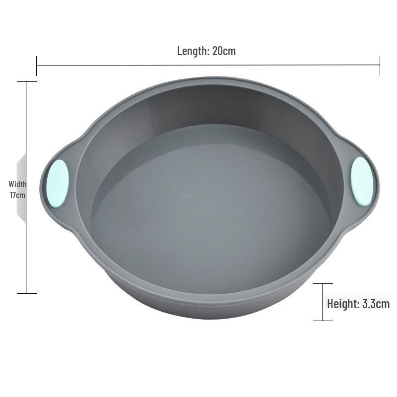 Heat-Resistant Silicone Baking Molds: Round & Rectangular for DIY Cake, Bread, and Toast