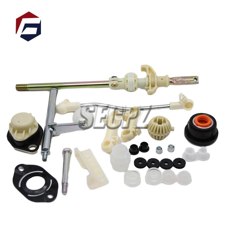 A Set Car Gearbox Gear Shift Linkage Repair Kit For VW GOLF JETTA MK2 1983-1992 Gear Shifting Repair 191711574 191711595A