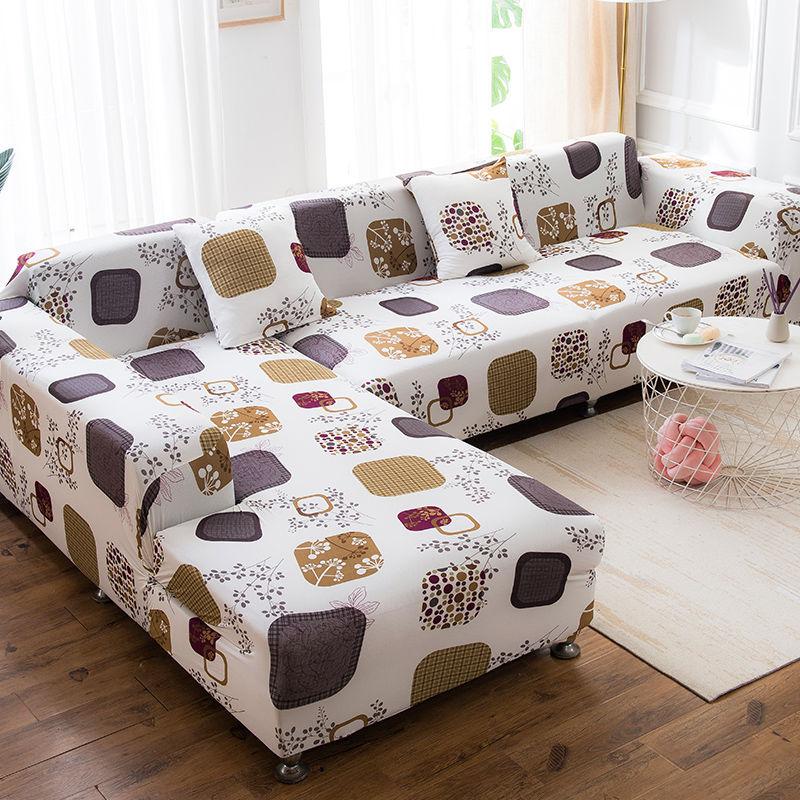 Stretch Sofa Cover Slipcovers Elastic All-inclusive Couch Case for Different Shape Sofa Loveseat Chair L-Style Sofa Case