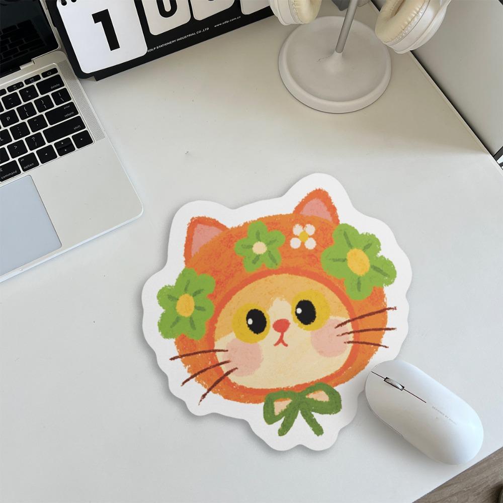 

Cute Cat Cartoon Mouse Mat Anti-slip Girls Mousepad Creative Cute Mouse Pad Universal 8