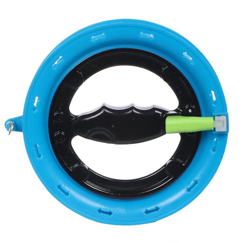 1 Piece Twisted Kite String Rope Line Outdoor Round Grip 150/200/400M Kite Reel Winder Hand Grip Wheel String Flying Handle Tool