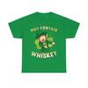 May Contain Whiskey St. Patrick's Day Graphic Tee Shirt