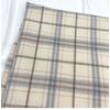 Scarf Women's Imitation Cashmere Plaid Autumn and Winter New Warm Contrasting Color Scarf Fringed Long Shawl