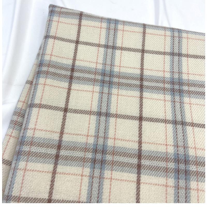 Scarf Women's Imitation Cashmere Plaid Autumn and Winter New Warm Contrasting Color Scarf Fringed Long Shawl