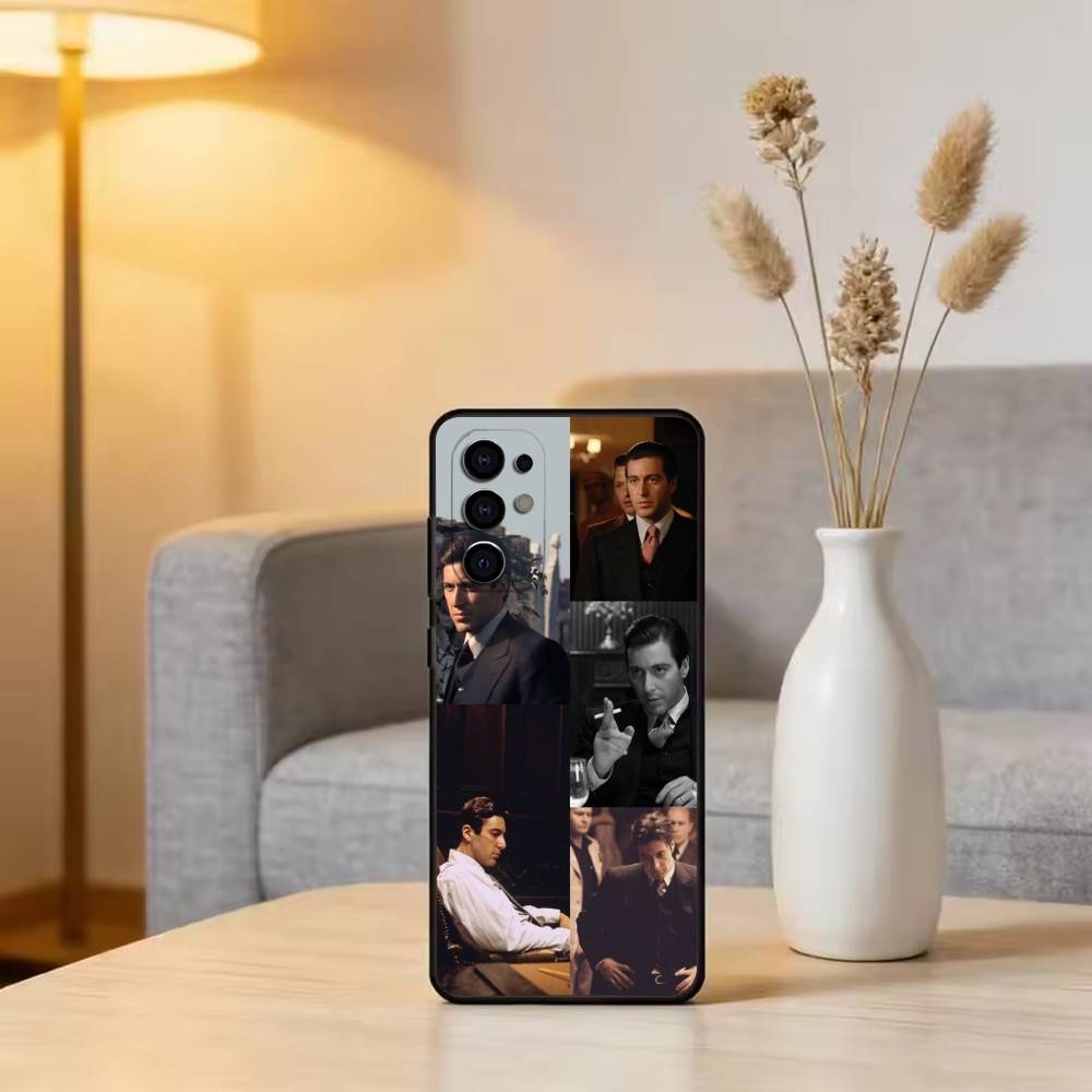 God-father Pacino Phone Case For Samsung S25,S24,S21,S22,S23,S30,Ultra,S20,Plus,Fe,Lite,Note,10,Black Cover