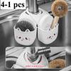 4-1pc Sink Drainage Storage Basket Sponge Hanging Organizer Kitchen Dish Brush Drying Rack Sink Caddy Holder Drain Bag