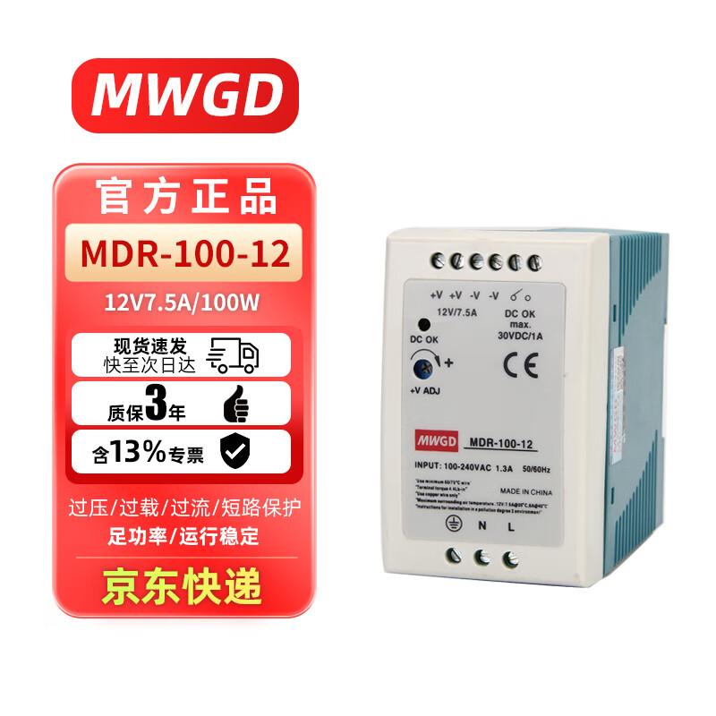 MWGD DIN Rail Mount Switching DC Power Supply Module