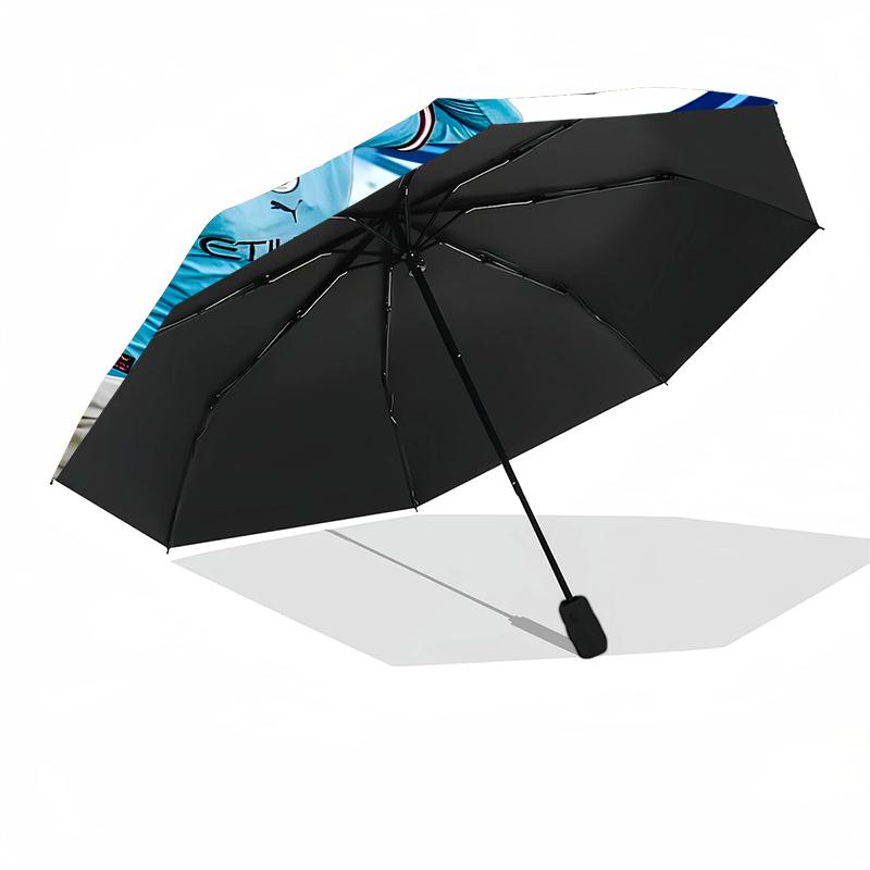 1pc H-Haaland Umbrella, Sun Protection, And UV Shielding. It Has Eight Sturdy Ribs for Outdoor Use And Perfect As a Holiday Gift