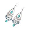 Bohemian Style Tassel Earrings Women Girls Long Fringe Dangle Earrings Female Vintage Jewelry