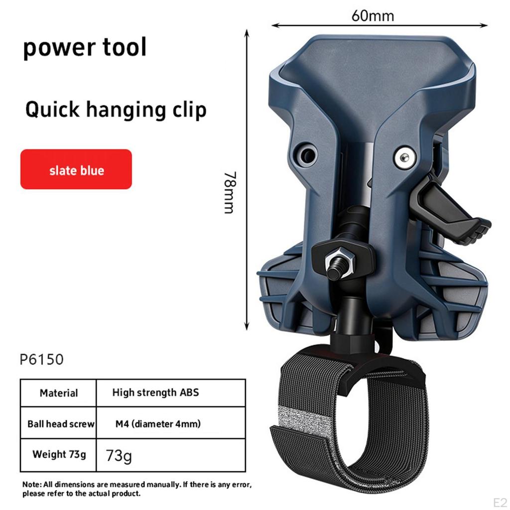Power Tools Belt Holder Quick Hanging Clips Compact Drill Waist Release