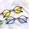 New Classic Steampunk Sunglasses for Men and Women Retro Round Small Metal Frame Glasses UV400 Eyewear  .