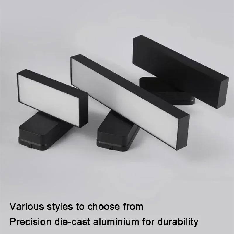 Led Wall Lights Outdoor Waterproof Villa Entrance Fixture Courtyard Living Room Home Decorative Long Strip Aluminium Wall Lamp