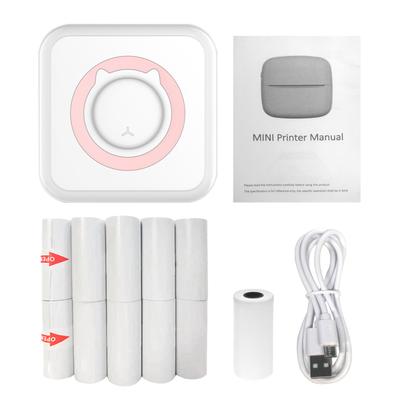 All-in-one Photo Printer Multifunction Portable Printer Wireless Instant Mini Printer Support BT