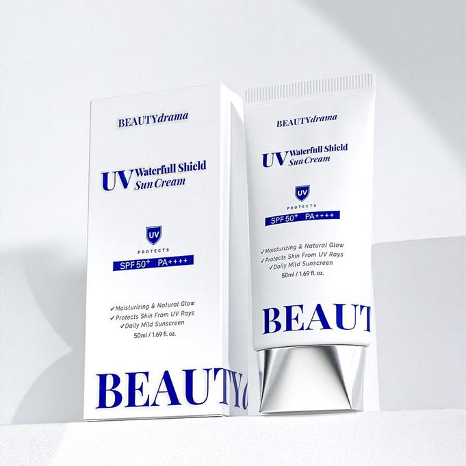 BEAUTYdrama UV Waterfull Shield Sun Cream - 50ml (SPF50+ PA++++) / Moisturizing, Korean Cosmetics, Kbeauty